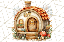 Cozy Gnomes Glamping Clipart, Camping Clip Art PNG Product Image 5