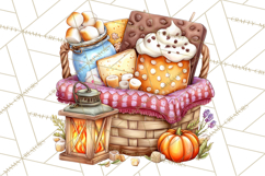 Cozy Gnomes Glamping Clipart, Camping Clip Art PNG Product Image 3