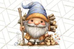 Cozy Gnomes Glamping Clipart, Camping Clip Art PNG Product Image 2