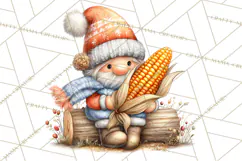 Cozy Gnomes Glamping Clipart, Camping Clip Art PNG Product Image 5