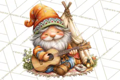 Cozy Gnomes Glamping Clipart, Camping Clip Art PNG Product Image 4