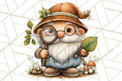Cozy Gnomes Glamping Clipart, Camping Clip Art PNG Product Image 3