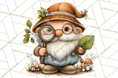 Cozy Gnomes Glamping Clipart, Camping Clip Art PNG Product Image 3