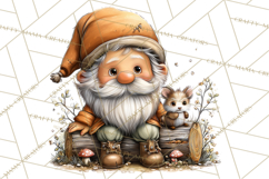 Cozy Gnomes Glamping Clipart, Camping Clip Art PNG Product Image 4