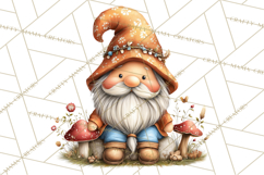 Cozy Gnomes Glamping Clipart, Camping Clip Art PNG Product Image 5