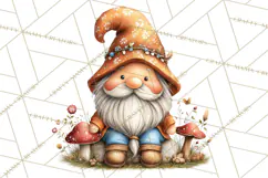 Cozy Gnomes Glamping Clipart, Camping Clip Art PNG Product Image 5