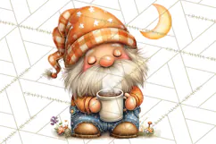 Cozy Gnomes Glamping Clipart, Camping Clip Art PNG Product Image 3