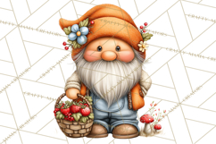 Cozy Gnomes Glamping Clipart, Camping Clip Art PNG Product Image 5