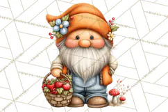 Cozy Gnomes Glamping Clipart, Camping Clip Art PNG Product Image 5