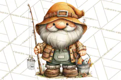Cozy Gnomes Glamping Clipart, Camping Clip Art PNG Product Image 2