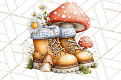 Cozy Gnomes Glamping Clipart, Camping Clip Art PNG Product Image 5