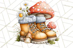 Cozy Gnomes Glamping Clipart, Camping Clip Art PNG Product Image 5