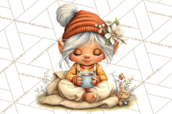 Cozy Gnomes Glamping Clipart, Camping Clip Art PNG Product Image 2