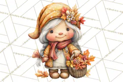 Cozy Gnomes Glamping Clipart, Camping Clip Art PNG Product Image 5