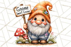 Cozy Gnomes Glamping Clipart, Camping Clip Art PNG Product Image 4