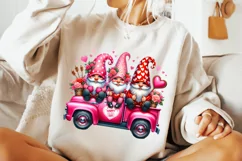 Valentines Day Gnome PNG, Valentine's Day Sublimation, Heart Product Image 2