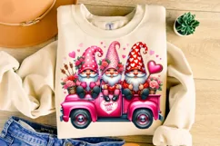 Valentines Day Gnome PNG, Valentine's Day Sublimation, Heart Product Image 3
