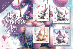 Gnomes in love. Cards for Valentine's Day. Product Image 1