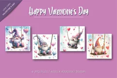 Gnomes in love. Cards for Valentine's Day. Product Image 2