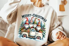 Christmas Gnomes PNG, Christmas, Merry Christmas Sublimation Product Image 1