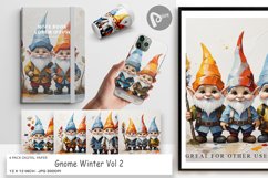 Digital Paper Gnomes Painting Oil Product Image 1