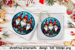 Christmas gnome ornament sublimation Product Image 1