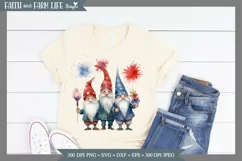Patriotic Gnomes PNG/Jpeg Product Image 2
