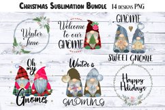 Christmas gnomes Bundle. Sublimation Design PNG Product Image 2