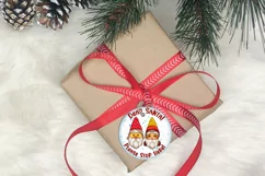 Cute Gnomes Christmas Ornaments | Dear Santa Stop Here Product Image 2