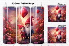 Gnomes Valentine 20/30oz Skinny Tumbler Product Image 1