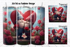 Gnomes Valentine 20/30oz Skinny Tumbler Product Image 1