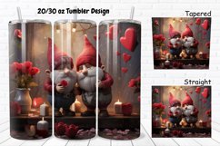 Gnomes Valentine 20/30oz Skinny Tumbler Product Image 1