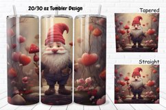 Gnomes Valentine 20/30oz Skinny Tumbler Product Image 1