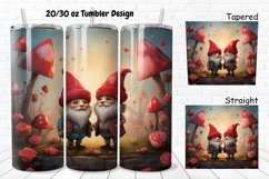 Gnomes Valentine 20/30oz Skinny Tumbler Product Image 1
