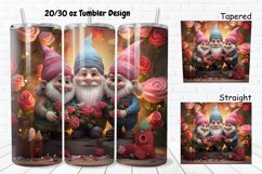 Gnomes Valentine 20/30oz Skinny Tumbler Product Image 1