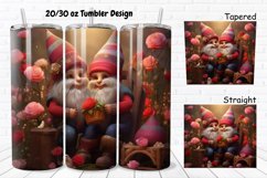 Gnomes Valentine 20/30oz Skinny Tumbler Product Image 1