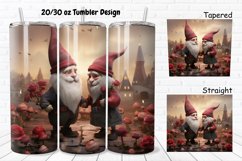 Gnomes Valentine 20/30oz Skinny Tumbler Product Image 1