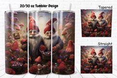 Gnomes Valentine 20/30oz Skinny Tumbler Product Image 1