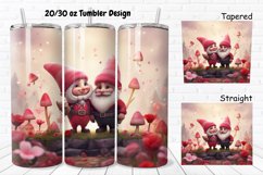 Gnomes Valentine 20/30oz Skinny Tumbler Product Image 1