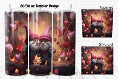 Gnomes Valentine 20/30oz Skinny Tumbler Product Image 1