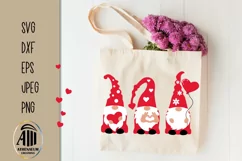 Valentine Gnomes Clipart| Gnome SVG
