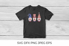 American patriotic gnomes SVG. USA Independence day. Product Image 2