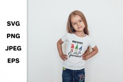 100 days with my Gnomies. 100th day of School. Teacher SVG Product Image 2