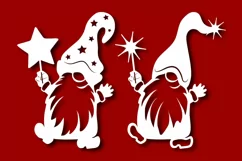 Gnome svg, christmas gnomes svg, gnome dxf, gnomes dxf, SVG Product Image 2
