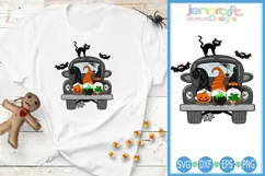Halloween Gnomes truck svg Product Image 1