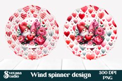 Valentines gnome hearts wind spinner sublimation bundle Product Image 5