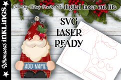 Gnomey Claus Ornament SVG For Laser Cutting Product Image 1