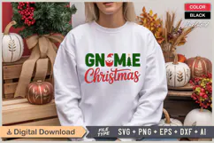 Gnomie Christmas SVG | Christmas SVG | Holiday SVG | Xmas Product Image 1