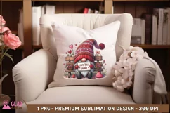 Love you Gnomie Valentine's Day Gnome sublimation png Product Image 4