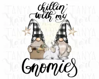 Chillin' With My Gnomies | Png Sublimation Design Product Image 10